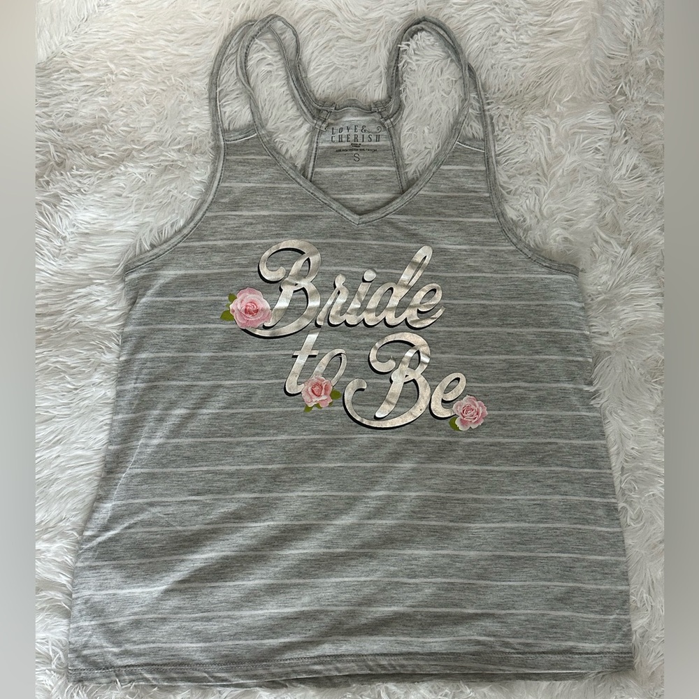 Love & Cherish Bride To Be PJ Top